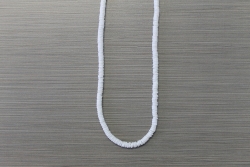 N-8313  - White Clam Shell Necklace