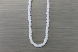 N-8343 - White Chip Necklace