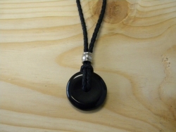 N-8296 - Agate Pendant Necklace 