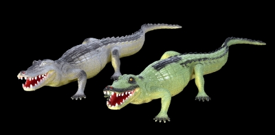 1652 - PVC Alligator 16 inches. Two Assorted Colors 
