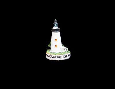 1755 - Ocracoke Island Resin Lighthouse 3"