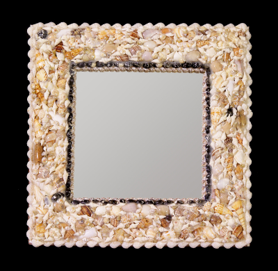 WH-321 Mix Shell Square Mirror
