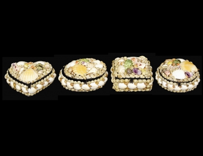 Medium Jewelry Boxes (Set of Four Different Shapes)